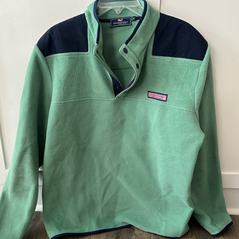 Vineyard Vines Harbor Fleece Quarter-Snap